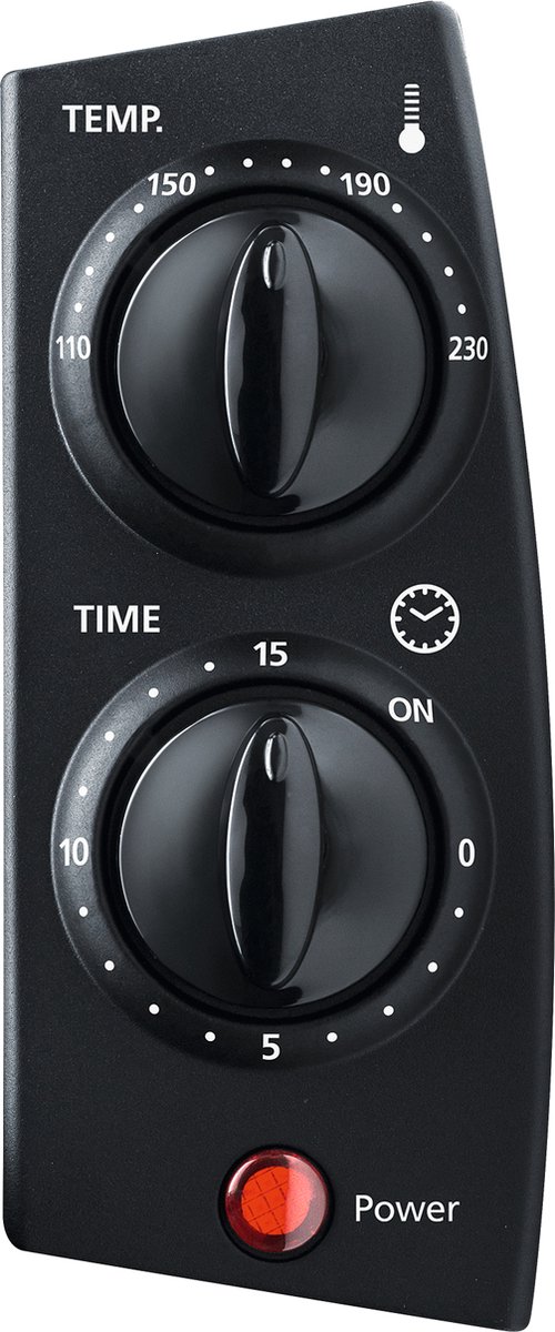 Steba KB9.2 - vrijstaande compacte oven - 9 liter - 800 Watt - timer - RVS behuizing - Zwart – foto 3
