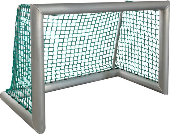 Aluminium Voetbaldoel 120x80 BK Junior - Groen doelnet 4mm - maas 5 cm - Trainingsgoal - Volledig gelast