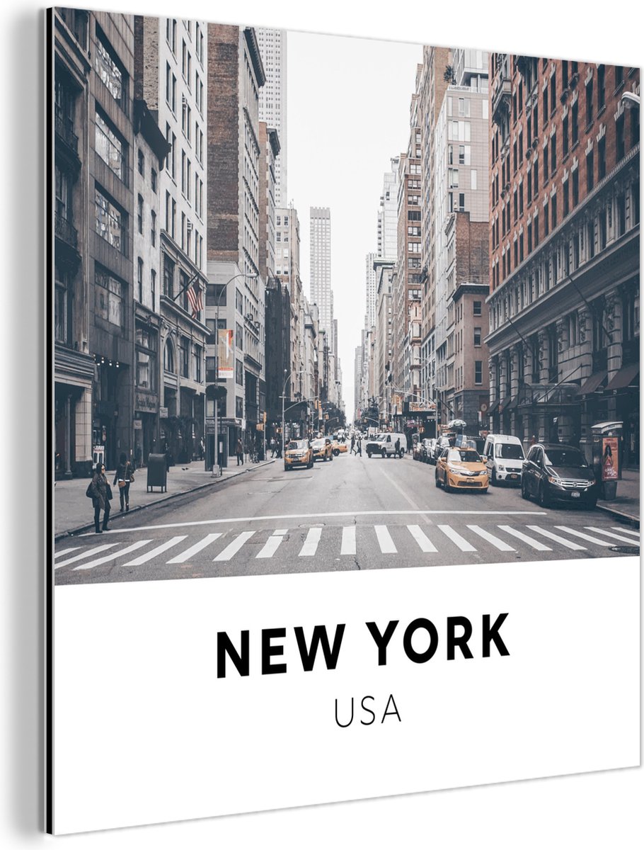 Tableau Imprimé New York - 80x50cm, Toile, Décoration Murale Moderne