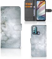 Flip case Motorola Moto G60 Smartphone Hoesje Painting Grey