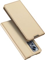 Dux Ducis - Telefoonhoesje geschikt voor Xiaomi 12 - Skin Pro Book Case - Goud