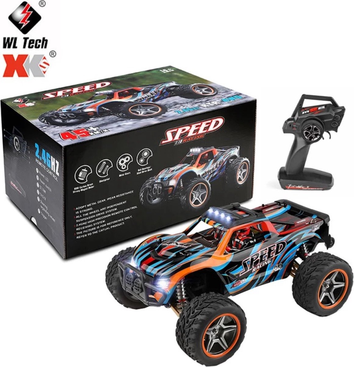 Remo Max Fast RC Auto - Véhicule RC pour Adultes - Buggy tout-terrain -  Véhicule