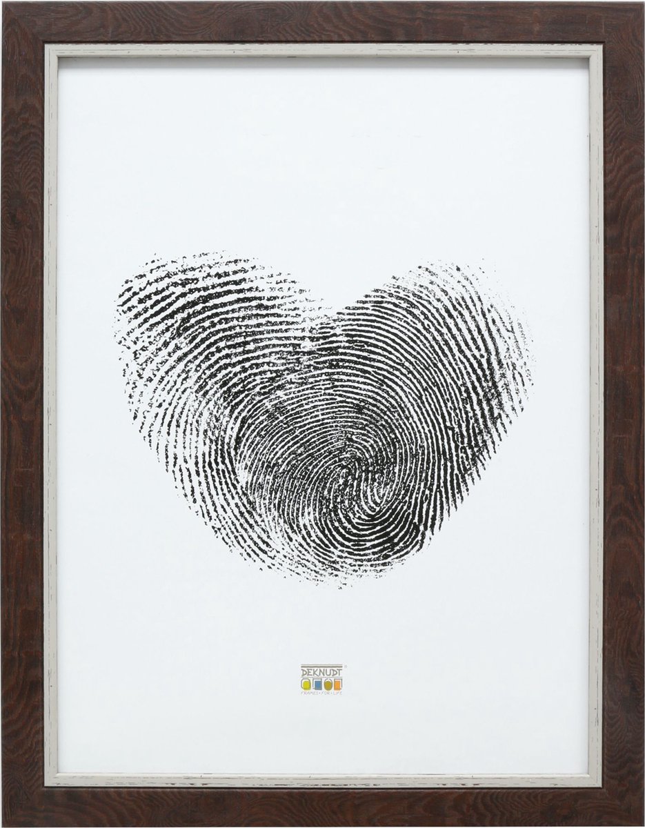 Deknudt Frames fotolijst S45VY2 - bruine houttint - voor foto 40x50 cm