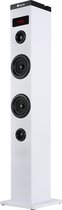 NGS Sky Charm White - Tower Speaker 50W - Bluetooth/USB/Optisch - Wit