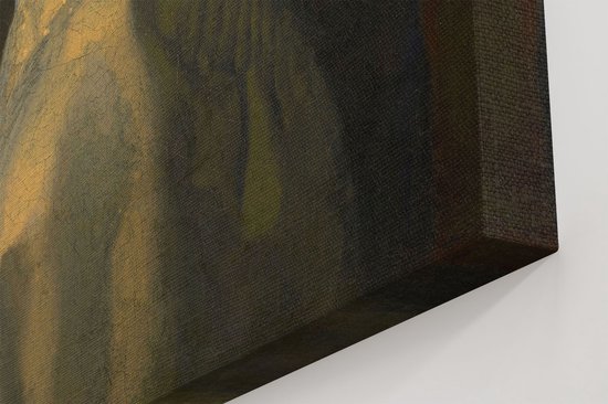 Artaza Canvas Painting Girl with a Pearl Earring - Johannes Vermeer - 40x50 - Art - Impression sur toile