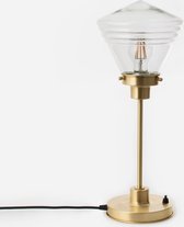 Art Deco Trade - Slanke Tafellamp Luxe School Small Helder 20's Messing