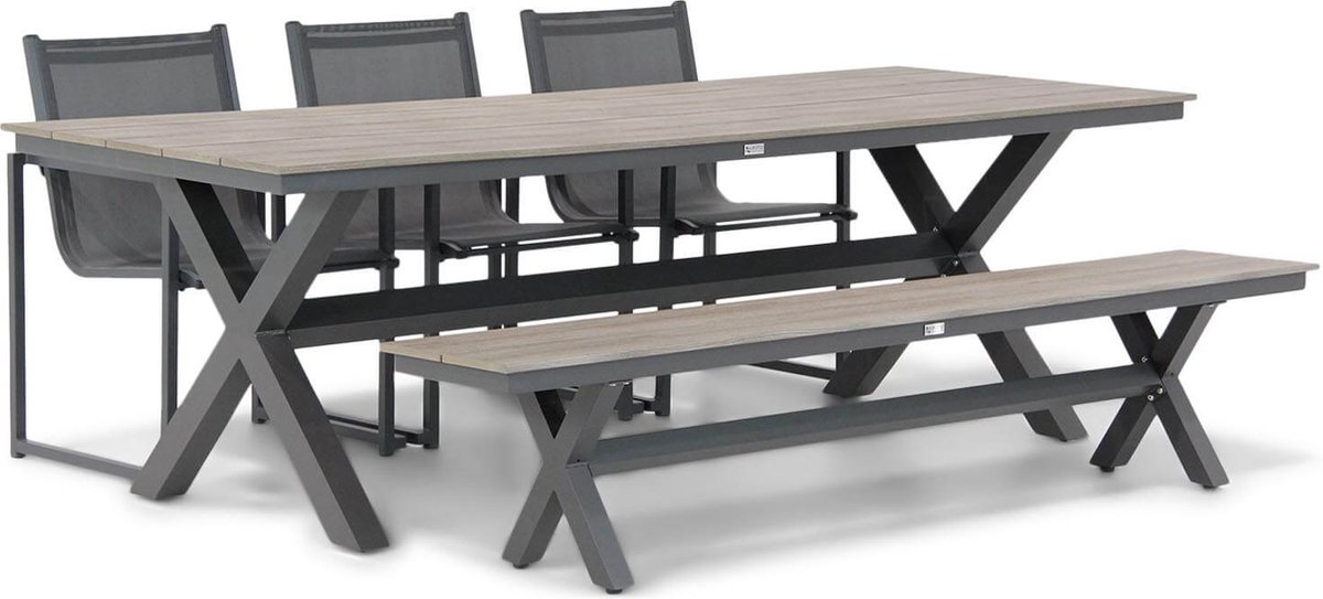 Lifestyle Delgada/Forest 240 cm dining tuinset 5-delig