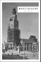 Walljar - Martinikerk '45 - Muurdecoratie - Poster met lijst