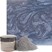 PourPoxy Silver Grey Metallic epoxy pigment 10 GRAM | Epoxy Kleurstof | Pigmentpoeder | Kleurpoeder | Kleurpigment | Epoxy Kleurstof | Pigmentpoeder