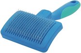 Vivog Dierenborstel Zelfreinigend Rvs/rubber Blauw