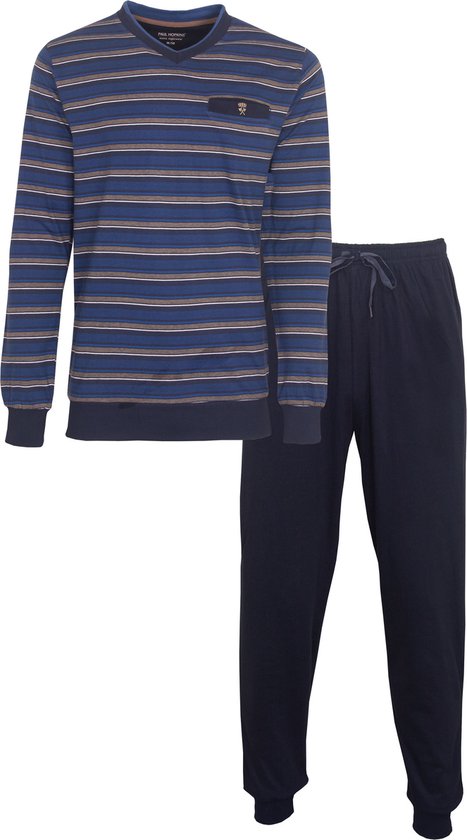 Paul Hopkins Pyjama Homme Blauw PHPYH2108A - Tailles: S