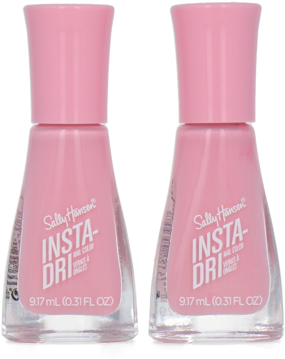 Sally Hansen Insta-Dri Nagellak - 273 Pink Blink (set van 2)