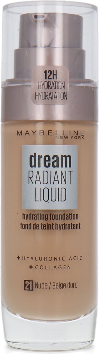 Maybelline Dream Radiant Liquid Foundation - 21 Nude