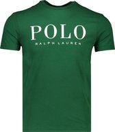 Polo Ralph Lauren  T-shirt Groen Aansluitend - Maat XL - Heren - Lente/Zomer Collectie - Katoen