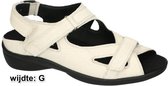 Durea -Dames -  off-white/ecru/parel - sandalen - maat 39