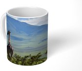 Mok - Giraffen tussen de bomen in de Ngorongoro krater - 350 ML - Beker - Uitdeelcadeautjes