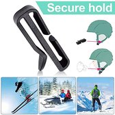 Skihelm klem mondkapje en skibril - 2 stuks - Maskerhouder skihelm - wintersportbenodigdheden