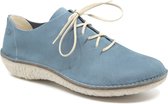 Loints, VROENHOUT, 37831 356, Jeansblauwe veterschoenen