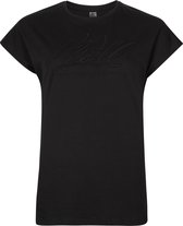 O'Neill T-Shirt Women SCRIPT Black Out - B M - Black Out - B 100% Katoen Round Neck