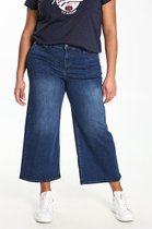 Paprika Dames Jeans met brede 3/4-broekspijpen - Broek - Maat 46