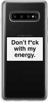 Case Company® - Samsung Galaxy S10 Plus hoesje - My energy - Soft Cover Telefoonhoesje - Bescherming aan alle Kanten en Schermrand