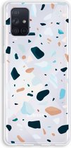 Case Company® - Samsung Galaxy A71 hoesje - Terrazzo N°13 - Soft Cover Telefoonhoesje - Bescherming aan alle Kanten en Schermrand