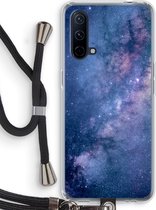 Case Company® - OnePlus Nord CE 5G hoesje met Koord - Nebula - Telefoonhoesje met Zwart Koord - Bescherming aan alle Kanten en Over de Schermrand