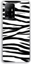 Case Company® - Oppo A94 5G hoesje - Zebra pattern - Soft Cover Telefoonhoesje - Bescherming aan alle Kanten en Schermrand