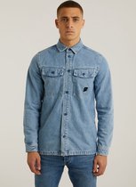 Chasin' Overhemd overhemd Stryke.L Denim Blauw Maat XL