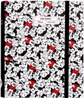 ringbandmap Minnie Mouse 2-rings A4 zwart/wit/rood