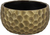 schaal Lieke 19,2 x 9,8 cm keramiek goud