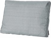 loungekussen Basic 73 x 43 cm katoen/polyester grijs