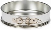 springvorm met bodem 12 cm tin zilver