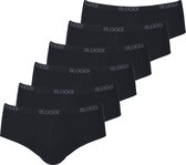 6 Pack - Sloggi Heren slip / onderbroek - Basic - Maat L -Zwart