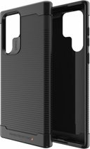 Gear4 Hoesje Siliconen Geschikt voor Samsung Galaxy S22 Ultra - Gear4 Havana Backcover - Zwart