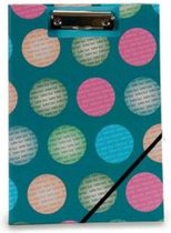 klembord A4 karton 23 x 2 x 32 cm blauw