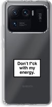 Case Company® - Xiaomi Mi 11 Ultra hoesje - My energy - Soft Cover Telefoonhoesje - Bescherming aan alle Kanten en Schermrand