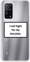 Case Company® - Xiaomi Mi 10T hoesje - Fight for my fairytale - Soft Cover Telefoonhoesje - Bescherming aan alle Kanten en Schermrand