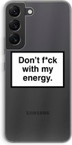 Case Company® - Samsung Galaxy S22 hoesje - My energy - Soft Cover Telefoonhoesje - Bescherming aan alle Kanten en Schermrand