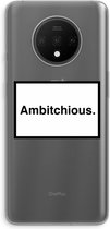 Case Company® - OnePlus 7T hoesje - Ambitchious - Soft Cover Telefoonhoesje - Bescherming aan alle Kanten en Schermrand