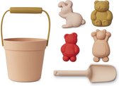 Liewood - Strand & Tuin Speelset Dante (6-delige set) - Buitenspeelgoed - Classic Rose Multi Mix