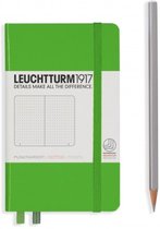 Leuchtturm1917 Notebook Pocket - Couverture souple - Dots - Vert