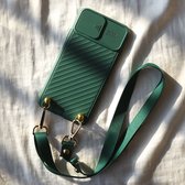 Telefoon hoesje - met koord - groen - Iphone 11 - stylish telefoonhoesje - iphone cover - iphone case - Iphone 11