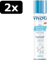 2x DEODORANT SPRAY COLOGNE 300ML