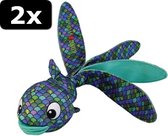 2x KONG WUBBA FINZ BLAUW L 37X9X8,5CM