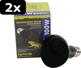 2x NACHTGLOED LAMP ES 100W