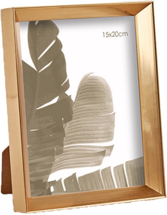 Giftdecor Fotolijstje 15 X 20 Cm Hout Goud/bruin