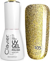 Clavier UV/LED Hybrid Gellak Luxury 10ml. #105 - Sun Tropez - Lichtroze - Glanzend - Gel nagellak
