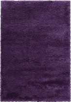 Tapis de salon Shaggy Agréable doux Tapis de chambre Violet