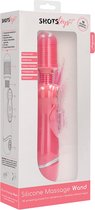 Silicone Massage Wand - Pink - Massager & Wands pink